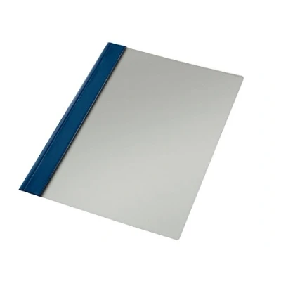 Imagen de Esselte Carpeta dossier fastener, Plástico, A4, Sin tarjetero, Pack de 50, Azul marino, Modelo 132/1, 13216