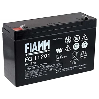 Imagen de FIAMM Batería de Plomo ácido FG11201 Vds 6V 12 Ah