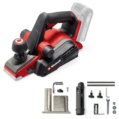 Imagen de Einhell Professional Depilo manual con batería TP PL 18/3 Li BL Solo Power X Change (18V, sin escobillas, ancho de cepillado 82 mm, viruta hasta 3 eje cuchilla, zapata, batería)