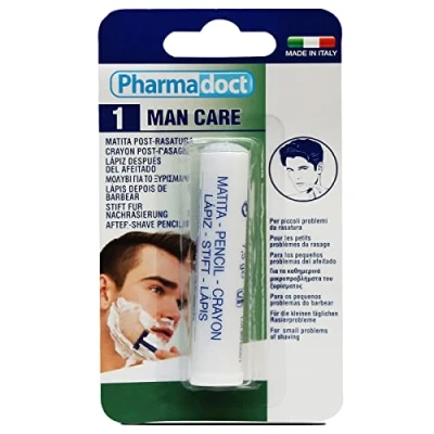 Imagen de JUANIO Paquete de 1 Lápiz Hemostático para después del Afeitado, Palo ampolla Blíster los pequeños Problemas Sangrado rápido, Cortador Sangre 7.5 g