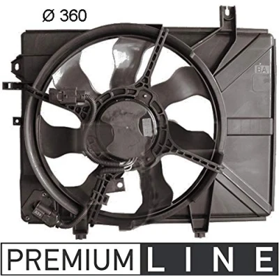 Imagen de MAHLE ORIGINAL CFF 225 000P Ventilador de Radiador HYUNDAI: Getz (TB) 1.5 CRDi, 1.6, 1.3 i, 1.1, 1.3, 1.4 i 2002 2010