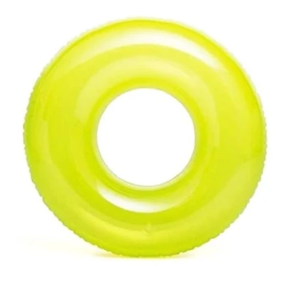 Imagen de Virsus Flotador hinchable redondo 260 NP, diámetro 76 cm, rosquilla inflable, cojín de aire para piscina, fiestas y eventos (verde)