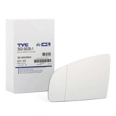 Imagen de TYC 302 0028 1 Cristal de Espejo izquierda AUDI: A6 C6 Avant, A4 B6 Berlina, A3 Hatchback norauto, oscaro, mister auto
