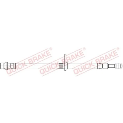 Imagen de QUICK BRAKE 58.853 Latiguillos de Freno 435