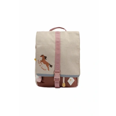 Imagen de Fabelab Small WILD AT Heart Mochila para niños, Talla: One Size, Caramel
