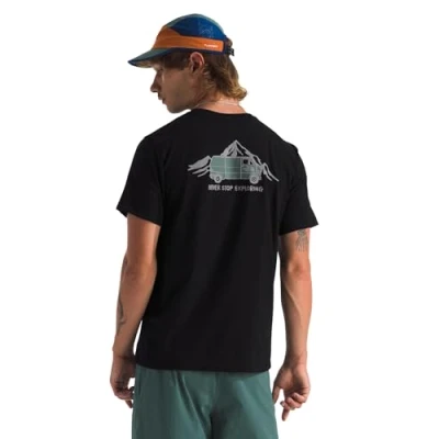 Imagen de THE NORTH FACE NF0A8C1ZJK3 M SS Outdoor Graphic tee T Shirt Hombre TNF Black Tamaño