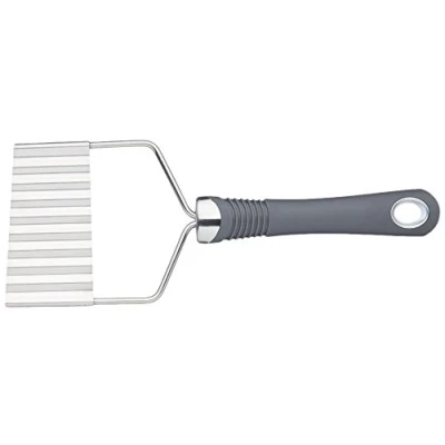 Imagen de KitchenCraft Cortador de Patatas Chip Acero Inoxidable con Mango Ergonómico, 21,5 x 8,5 cm Gris