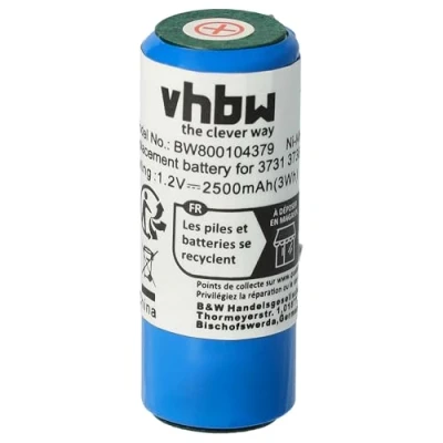 Imagen de vhbw Batería Compatible con Braun Oral B 3D White, Oxyjet, Precision Clean Cepillo de Dientes eléctrico (2500mAh, 1,2V, NiMH)