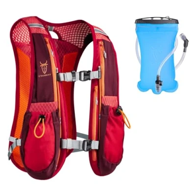 Imagen de UTOBEST Mochila Running Hidratacion Ligero 5L Mochilas Trail con 1.5L Bolsa de Agua para Correr Senderismo Ciclismo Camping Maratón Hombre Mujer