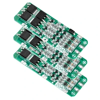 Imagen de Aideepen 3 unids 3S 20A Li Ion batería de Litio Cargador PCB BMS 12.6 V módulo Celular sobrecarga sobrecorriente Cortocircuito protección