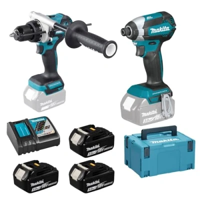 Imagen de Makita Combo DTD153Z+DHP486Z BL 18V LXT 5Ah 3 bat. MakPac marca