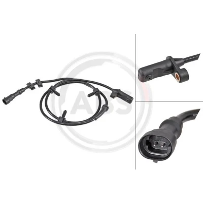 Imagen de A.B.S. 32136 Sensor de ABS activo 1160 negro CHRYSLER: PT Cruiser Familiar norauto, oscaro, mister auto