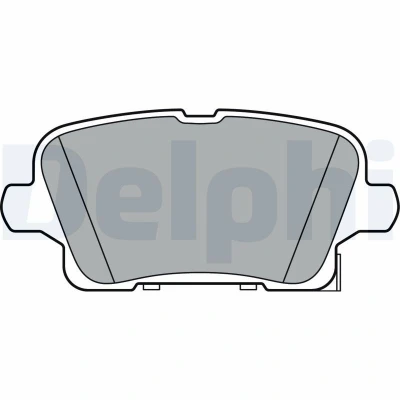Imagen de DELPHI LP3373 Juego de pastillas freno con avisador acústico desgaste Chapa antichirridos sin accesorios OPEL: Insignia B Grand Sport
