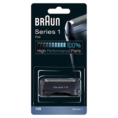 Imagen de Braun 11B Recambio para afeitadora eléctrica, compatible con afeitadoras Series 1, color negro