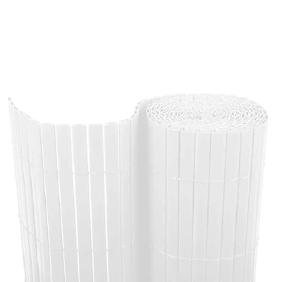 Imagen de BONERVA Cañizo PVC Doble Cara Valla de decoración Exterior para jardín y terraza (Blanco, 2 x 3 Metros)