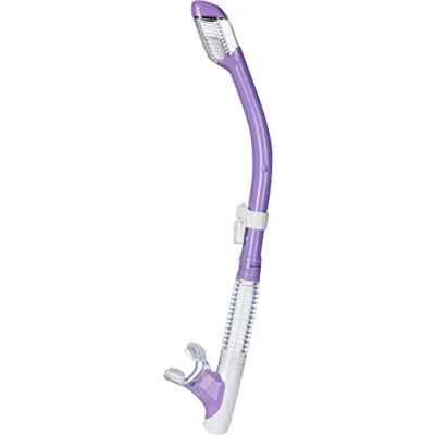 Imagen de Cressi Tao Dry Tubo Respirador, Transparente/Lilla, Talla Única