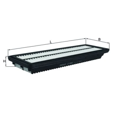 Imagen de MAHLE ORIGINAL LX 4053 Filtro de aire 36,0 108 355,0 Cartucho filtrante HYUNDAI: i10 II Hatchback, I, Berlina
