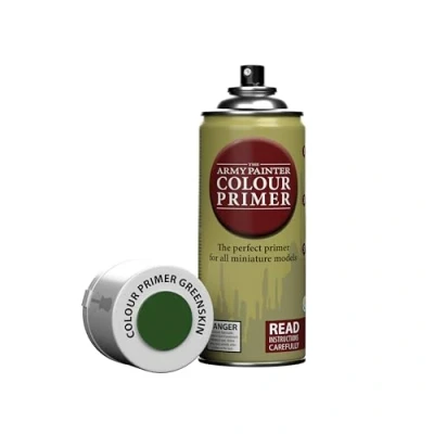 Imagen de The Army Painter, Colour Primer Daemonic Yellow, 400 ml Pintura Modelismo Spray Piel Verde Imprimacion Plastico Miniaturas para Warhammer Figuras y D&amp;D Miniatures