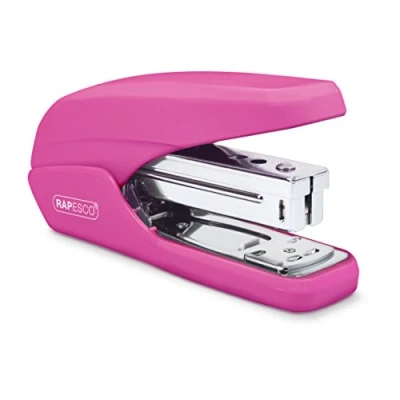 Imagen de Rapesco 1384 X5 25ps Grapadora de Esfuerzo Reducido, Capacidad 25 Hojas, Fucsia