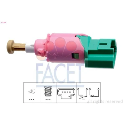 Imagen de Interruptor luces freno FACET 7.1235