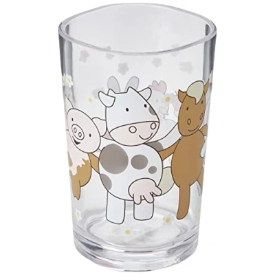 Imagen de EMSA Farm Family Vaso Infantil (0,2 L), Verde, 6.4 x 10.6 cm