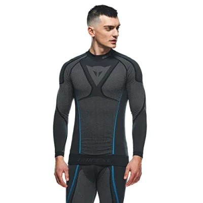 Imagen de Dainese Dry LS Capa de Base Superior, Negro/Azul, XL/X para Hombre