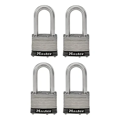 Imagen de Masterlock Co 1sskadlfhc inoxidable acero laminado CANDADO, 1 3/4 &quot;, 1SSQLFHC