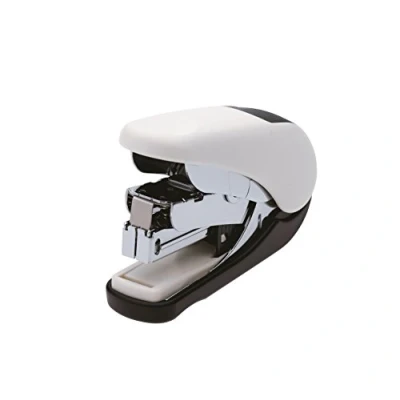 Imagen de Plus Japan Mini ST 010V grapadora plana con apoyo de fuerza, color blanco