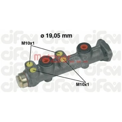 Imagen de METZGER 202 150 Cilindro Maestro de Freno 19,1 CIFAM FIAT: Seicento / 600 Hatchback, Cinquecento