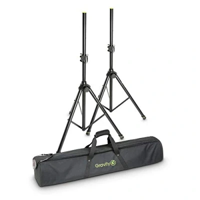 Imagen de Gravity SS 5212 B Set 1 2 Soporte de Bafle acero con bolsa transporte