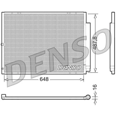 Imagen de DENSO DRM46037 Radiador, refrigeración del motor 510 366 34 NISSAN: MICRA 3, Note I
