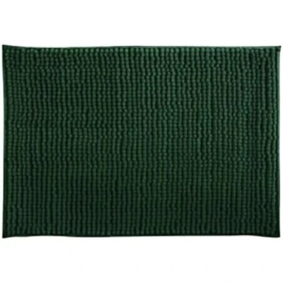 Imagen de Msv Alfombra DE BAÑO Oruga 40X60 CM, Chenilla, Verde Oscuro, 40 x 60 cm