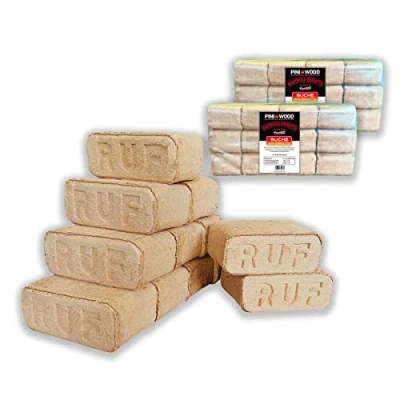 Imagen de PINI Briquetas de madera haya 100 % haya, 20 kg
