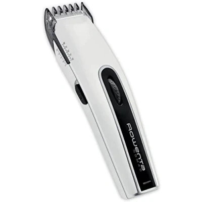 Imagen de Rowenta TN1400F0 Recargable Negro, Blanco cortadora de pelo y maquinilla Afeitadora (Negro, Blanco, 3 cm, mm, Acero inoxidable, DC, 40 min)