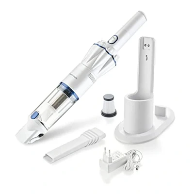 Imagen de Genius Invictus One Aspirador de Mano, Polipropileno, Acero Inoxidable, Blanco