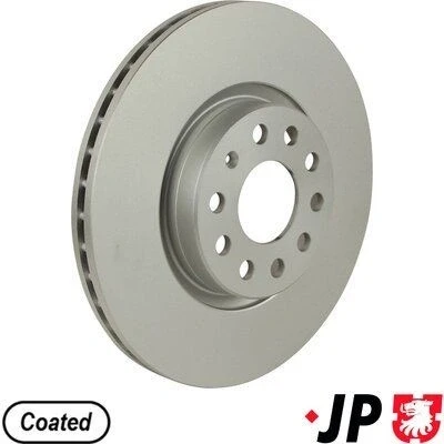 Imagen de JP GROUP 1163109500 Disco de freno Eje delantero 312 25 5 ventilado revestido VOLKSWAGEN: Golf 5, 6, 7, SEAT: Leon II Hatchback