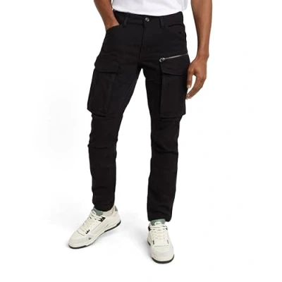Imagen de G STAR Rovic ZIP 3D Tapered Chino Pantalones cargo, Hombre, Talla: 34x32, Dk black gd