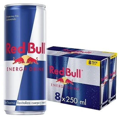 Imagen de Red Bull Bebida Energética, Regular, 8 x 250ml