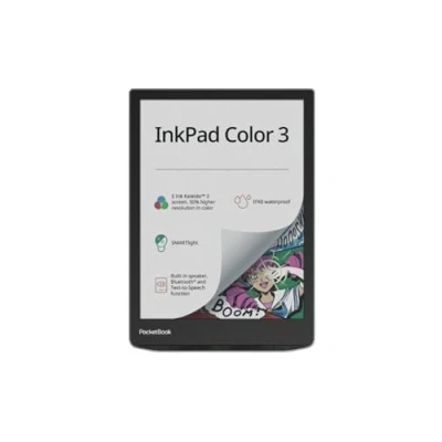 Imagen de eBook PocketBook InkPad Color 3, 7.8&quot;, 1 GB RAM, 32 Almacenamiento interno, USB C, Stormy Sea
