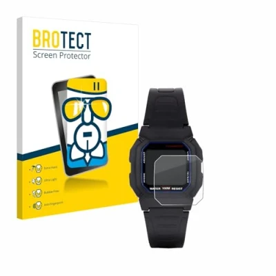Imagen de BROTECT Protector Pantalla Cristal para Casio W 800H 1AVES Vidrio [Dureza 9H, Anti Arañazos]
