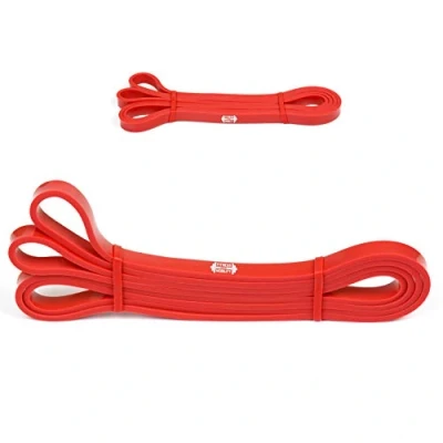 Imagen de CKB LTD® Fitness 12 30lb Resistance Band 1.3 cm Rojo Banda Sola Bandas de Resistencia Pull Up Ejercicio la Aptitud del Entrenamiento