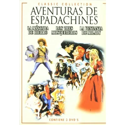 Imagen de Triple Pack &quot;Aventuras De Espadachines&quot; 1:La Mascara Hierro+Los Tres Mosqueteros+La Venganza Milady [DVD]