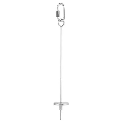 Imagen de Pssopp Titular de Fruta pájaro palito Acero Inoxidable para Loros Frutas Verduras Pequeño Juguete Aves Herramienta Tratamiento pincho Loros/Chinchillas(L)