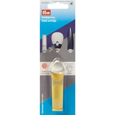 Imagen de Prym Chalk Cartridge Yellow ergonomics Cartucho de Tiza, Amarillo, 1 Unidad (Paquete 1)