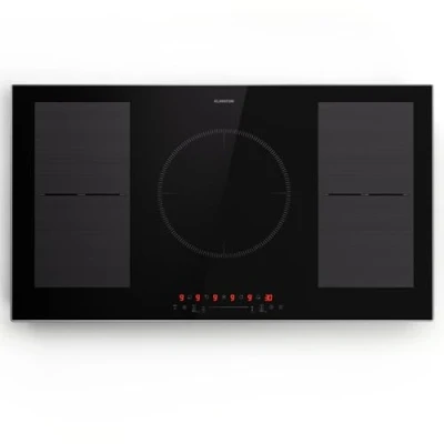 Imagen de Klarstein Placa Vitroceramica Portatil, Vitro Eléctrica 4 Fuegos, Vitrocerámica Electrica 7000W, Placas Cocina, Cocina Fogones, Vitroceramicas, Encimera Cocinas