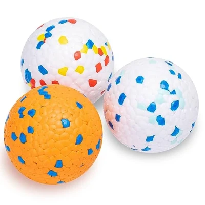 Imagen de Nobleza Pelota Perro, Pack de 3 Juguete Interactiva para Perros, Goma Duradera y elástica, Apta Perros Pequeños Medianos Grandes, Ø 7cm
