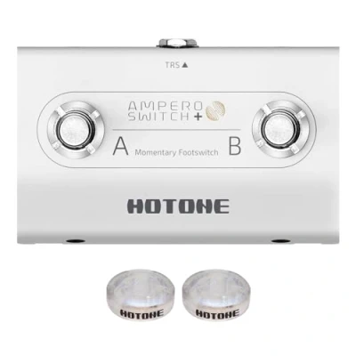 Imagen de HOTONE interruptor de pedal dual momentáneo 2 vías, pedal, regulador 6,35 mm (Ampero Switch+)