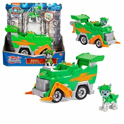 Imagen de PAW PATROL Selección Vehículos Rescue Knights Patrulla Canina, Figura:Rocky