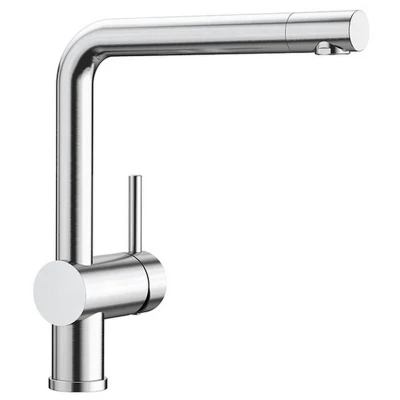 Imagen de BLANCO 526241 Grifo de Fregadero Cocina con caño Fijo Linus Revestimiento PST 526241, Acero Pvd, Hochdruck