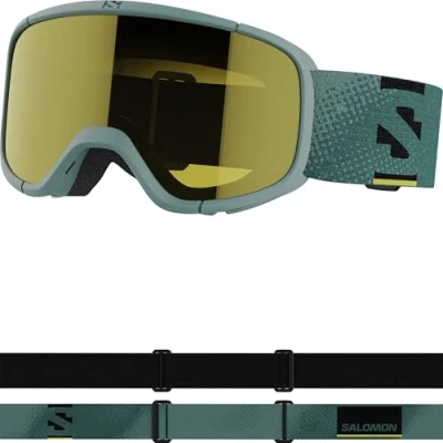 Imagen de Salomon Lumi Access Gafas de Esquí Snowboard Niños, Máscara para Deportes invierno, Lente Multicapas, Duradera y Adaptable, Azul/Amarillo, Talla Unica